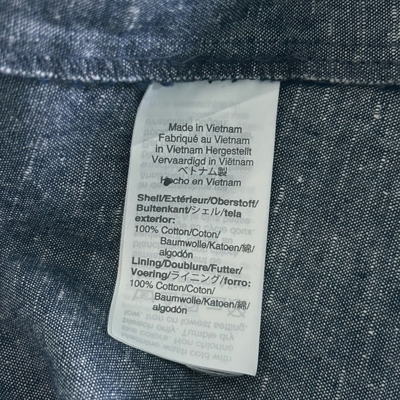 Madewell Chambray Dress Size 6 - Picture 8 of 8